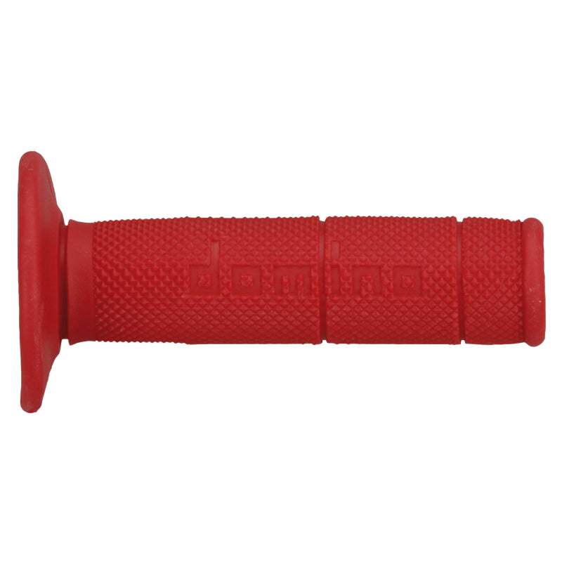 DOMINO MOTO OFF ROAD 1150 RED CLOSED END HANDLE COVERING 120mm (PAIR)