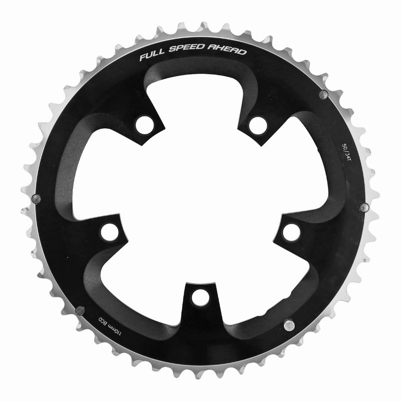 ROAD CHAINRING 5BRA D.110 FSA ORIGINAL 50DTS EXTERIOR 11-10V. SLK-FORCE BLACK (371-0252A)