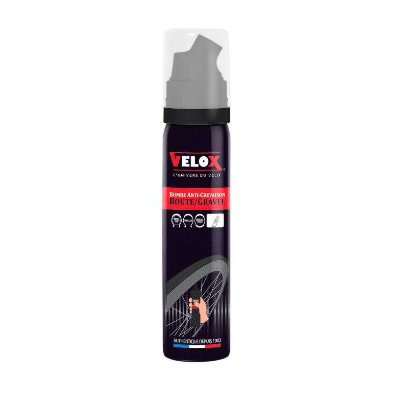 VELOX BANDEN ANTI-LEK SPRAY - PRESTA VALVE DIRECTE VERBINDINGSSLANG (75ml)