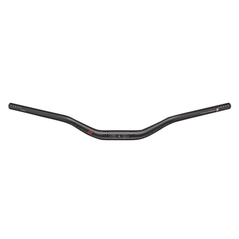 CINTRE VTT RELEVE ERGOTEC RISER BAR CONFORT ALU NOIR DIAM 31,8mm L 720mm  RELEVE 50mm (HOMOLOGUE NIVEAU 6)