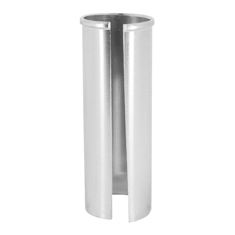 REDUCTEUR TIGE DE SELLE-CADRE 25,4 à 26,8 mm L 80 mm ALU ARGENT