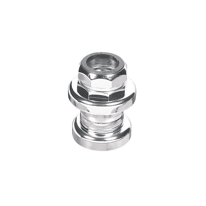 JEU DIRECTION FILETE 1" (PIVOT FOURCHE 22,2 INTERIEUR-30.0 EXTERIEUR-CONE 26,4) ERGOTEC S101GK ACIER CHROME A BILLE