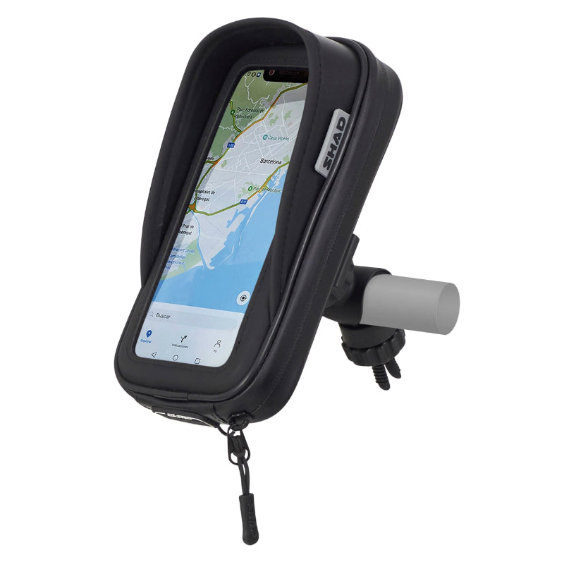 SHAD SMARTPHONE-TELEPHONE-GPS SUPPORT HANDLEBAR MOUNTING (FOR 160X80mm PHONE) (X0SG62H)