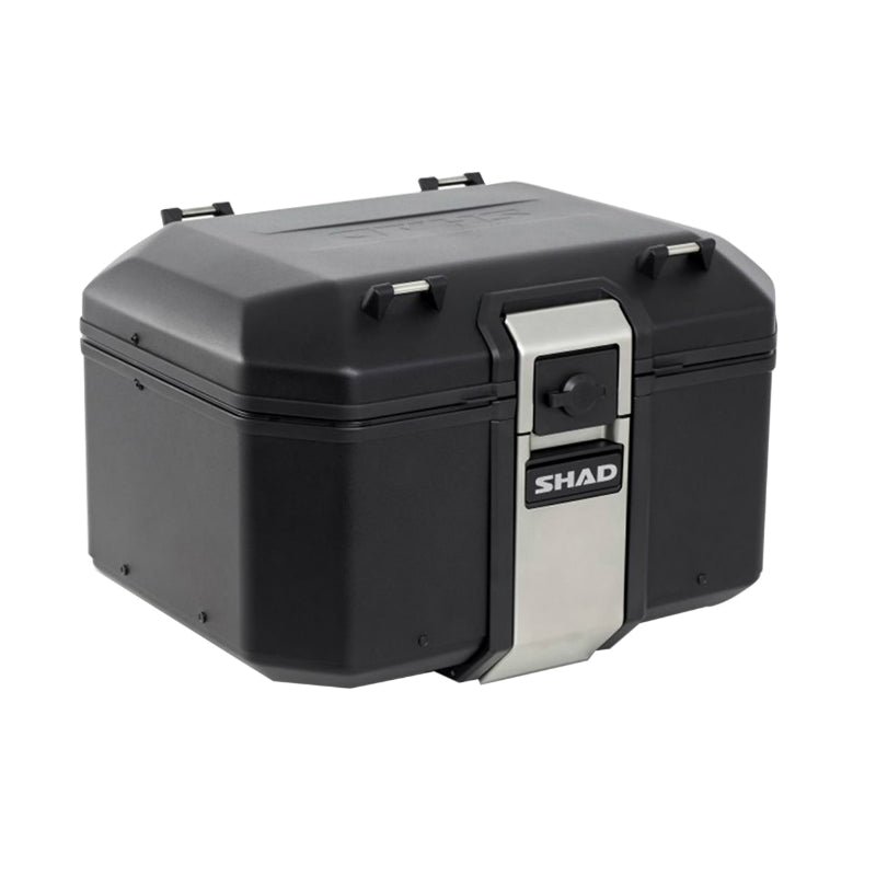 TOP CASE SHAD TR55 TERRA 55L BLACK EDITION AVEC LOCK SYSTEM - CAPACITE 2 CASQUES JET (Platine vendue séparemment)  (D0TR55100B)