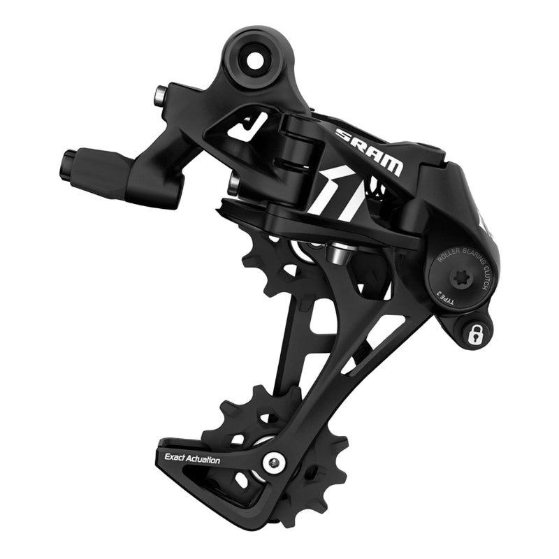 DERAILLEUR ROUTE - GRAVEL ARRIERE SRAM 11V. APEX CHAPE LONGUE NOIR MONO PLATEAU (PIGNON MAX 42 DTS)