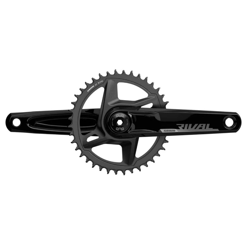 SRAM 12V ROAD CRANKSET. RIVAL ALU GRAVEL INTEGRATED AXLE DUB WIDE 172.5mm 40ts CHAINRING DISTANCE 107mm (WITHOUT CUPS)