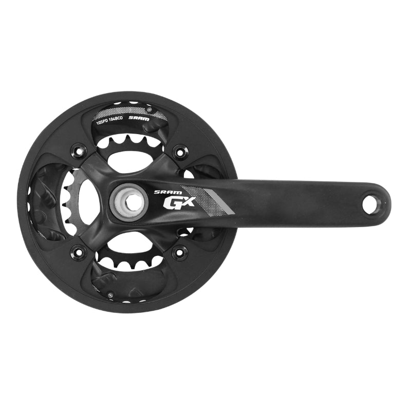 SRAM 10V MTB CRANKSET. GX 1000 GXP BLACK BB INTEGRATED AXLE 175mm 24x38TDS