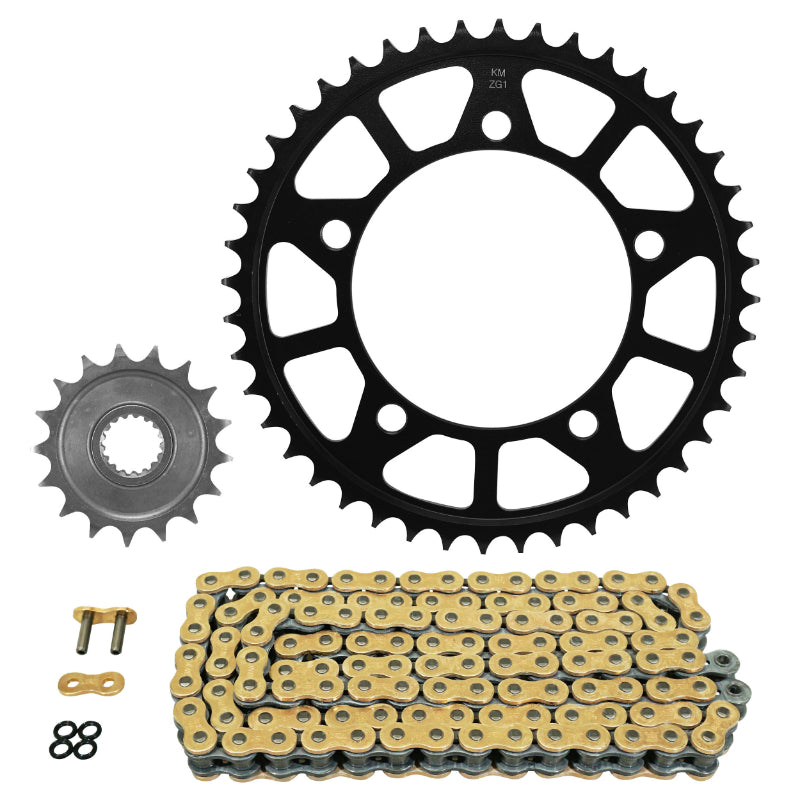 KIT CHAINE ADAPTABLE BMW 900 F R 2020+2021  525  17x44  (DIAM COURONNE 119-140-12.2)  (DEMULTIPLICATION ORIGINE)  -AFAM-