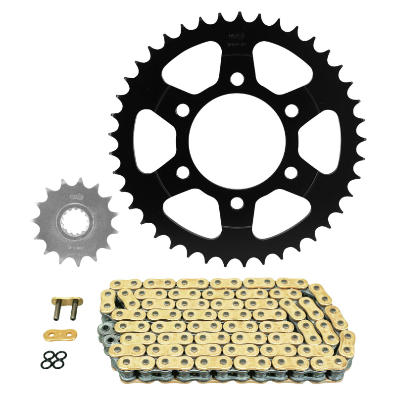 KIT CHAINE ADAPTABLE KAWASAKI 1000 Z1000 SX 2011+2020  525  15x41  (DIAM COURONNE 80-104-10.5)  (DEMULTIPLICATION ORIGINE)  -AFAM-