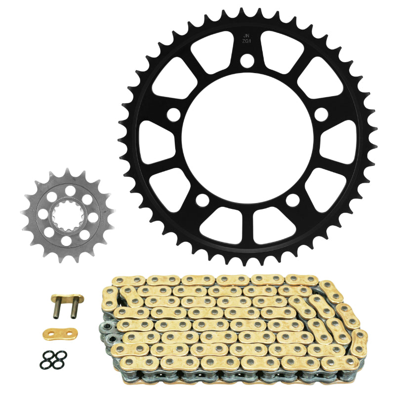 KIT CHAINE ADAPTABLE BMW 1000 S XR 2020+2024  525  17x45  (DIAM COURONNE 119-140-12.2)  (DEMULTIPLICATION ORIGINE)  -AFAM-