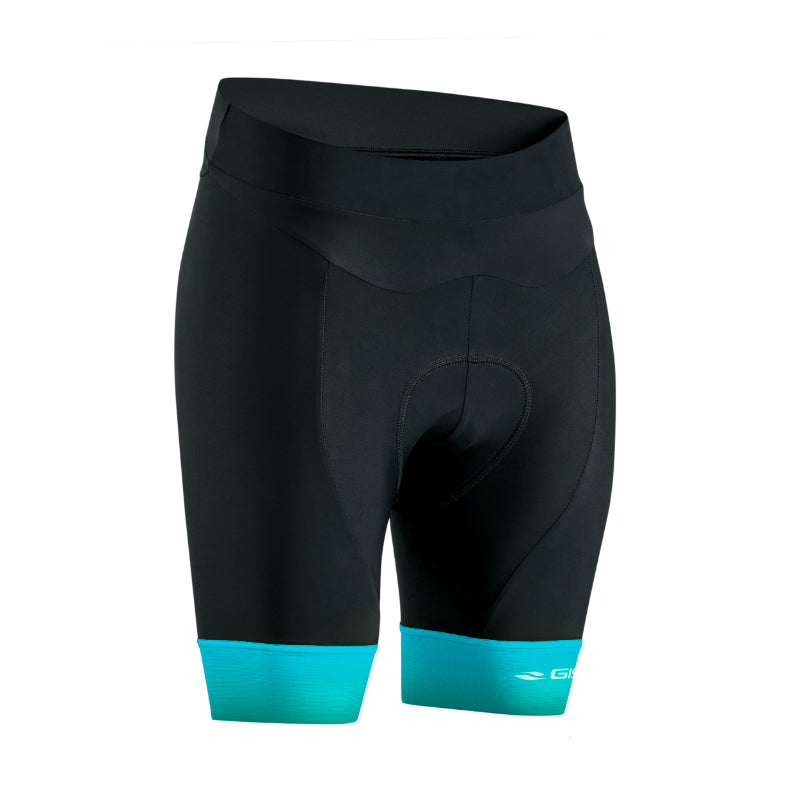 GIST SHORT SHORTS WITHOUT STRAPS LADY BLACK-TURQUOISE GREEN M -5132