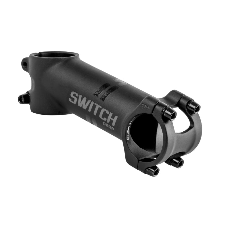 POTENCE VTT SWITCH DROP NOIR CINTRE 31.8mm ANGLE -17° L 80mm