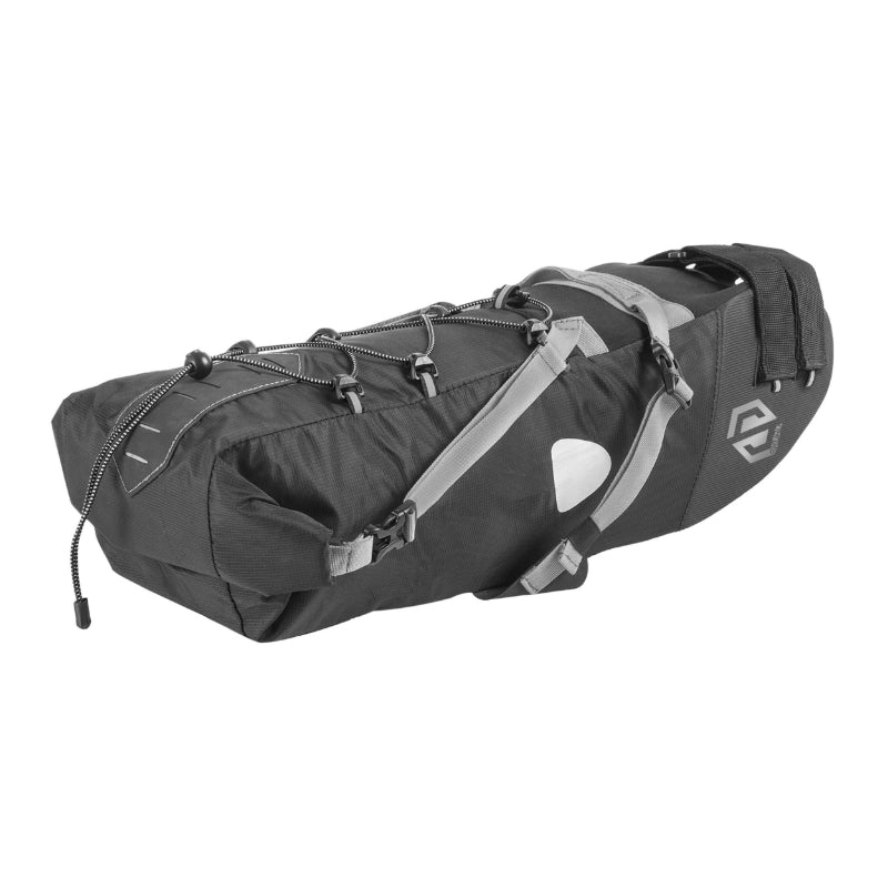 SADDLE BAG - SEATPACK VELO SKUAD BLACK MEDIUM 5.5L. WATERPROOF VELCRO FIXING (L 46cm x W 9cm x H 11cm) MAXIMUM LOAD 5kgs