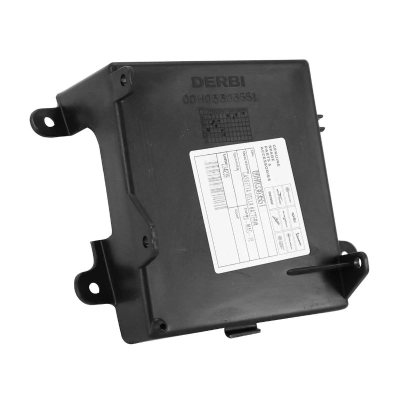 BOITIER SUPPORT BATTERIE ORIGINE DERBI 50 SENDA R, SM DRD PRO 2005+2011 -00H03303551-