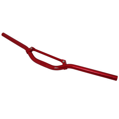 SCOOT REPLAY STREET ALU RED HANDLEBAR L625MM WITH REINFORCEMENT BAR (H40MM UNDER BAR)