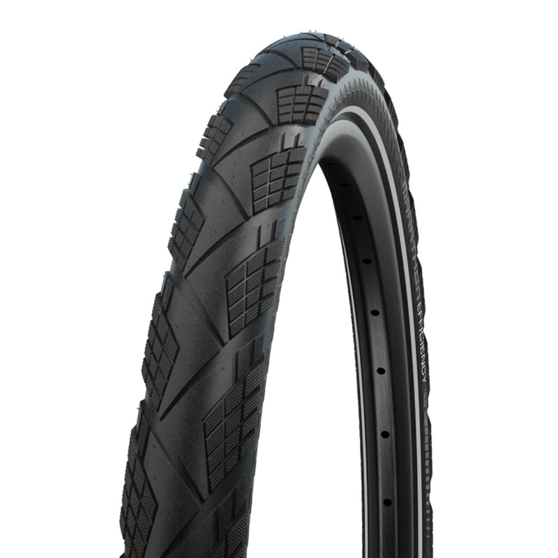 PNEU VTT URBAIN - VAE 27.5 X 2.15 SCHWALBE MARATHON EFFICIENCY ADDIX NOIR TS (55-584) (650B) RENFORT V-GUARD FLANC REFLEX HOMOLOGUE VAE e50