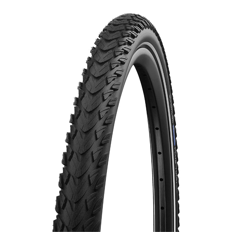 VTC CROSS 700 X 38 SCHWALBE MARATHON PLUS TOUR BLACK TR TIRE (40-622) SMART DUAL GUARD REINFORCEMENT REFLEX SIDEWALL APPROVED VAE e50