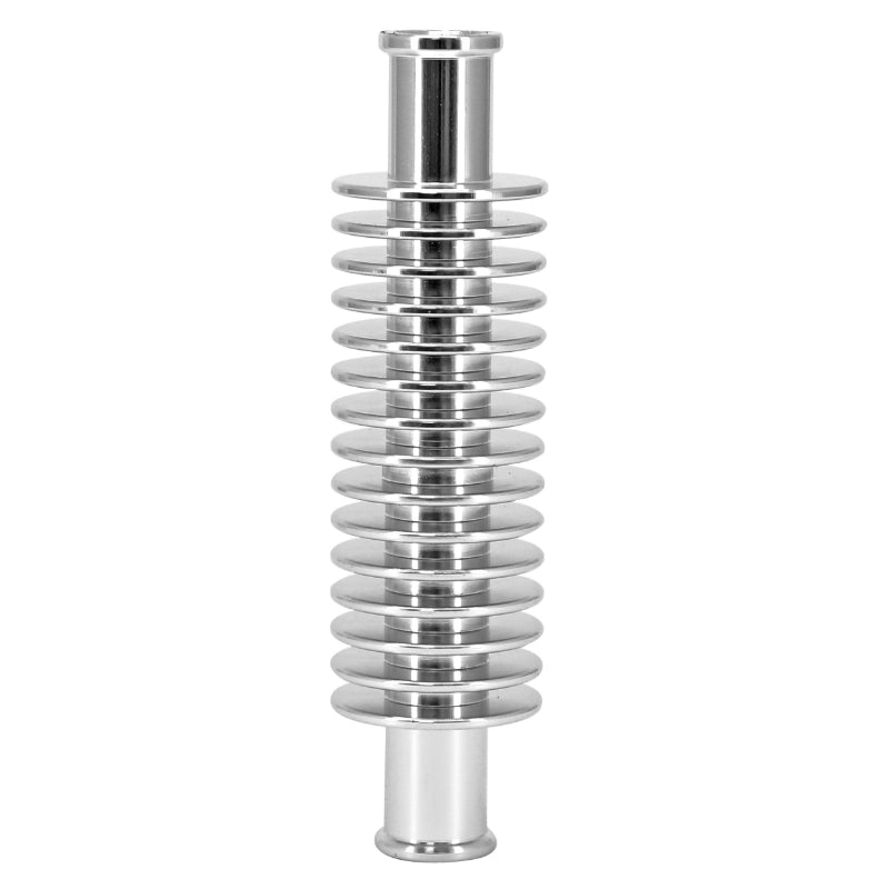 RADIATEUR-REFROIDISSEUR DE DURITE D'EAU ALU CNC ALU FORME ROND (133 x 35 mm, FIXATION DURITE 17 mm)  -REPLAY-