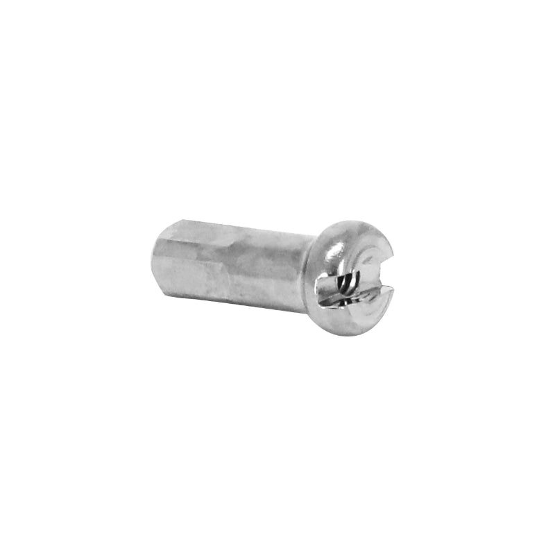 SAPIM 14mm SILVER ALU SPOKE NUT FOR 2.3mm SPOKE (UNIT)