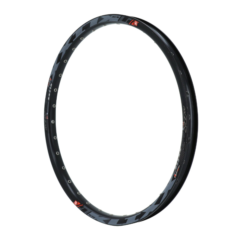 20" MTB VELG KLIXX ZWARTE SCHIJF 32T. TUBELESS READY DUBBELWAND MET OGEN - 406x23c