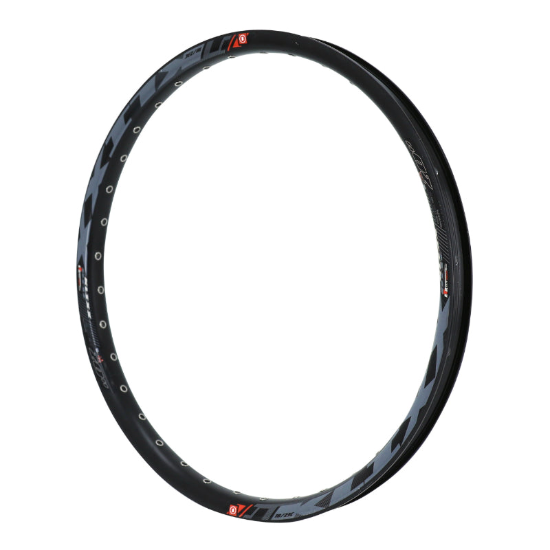 20" MTB VELG KLIXX ZWARTE SCHIJF 36T. TUBELESS READY DUBBELWAND MET OGEN - 406x23c