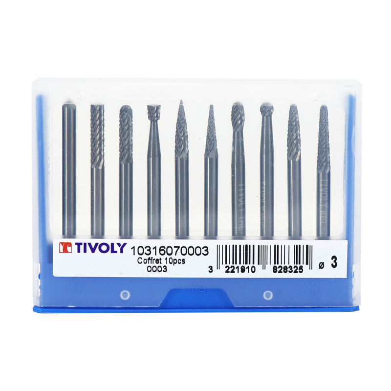 MINI TIVOLY CARBIDE SNIJDER DIAM 3 mm (DOOS VAN 10 STUKS)