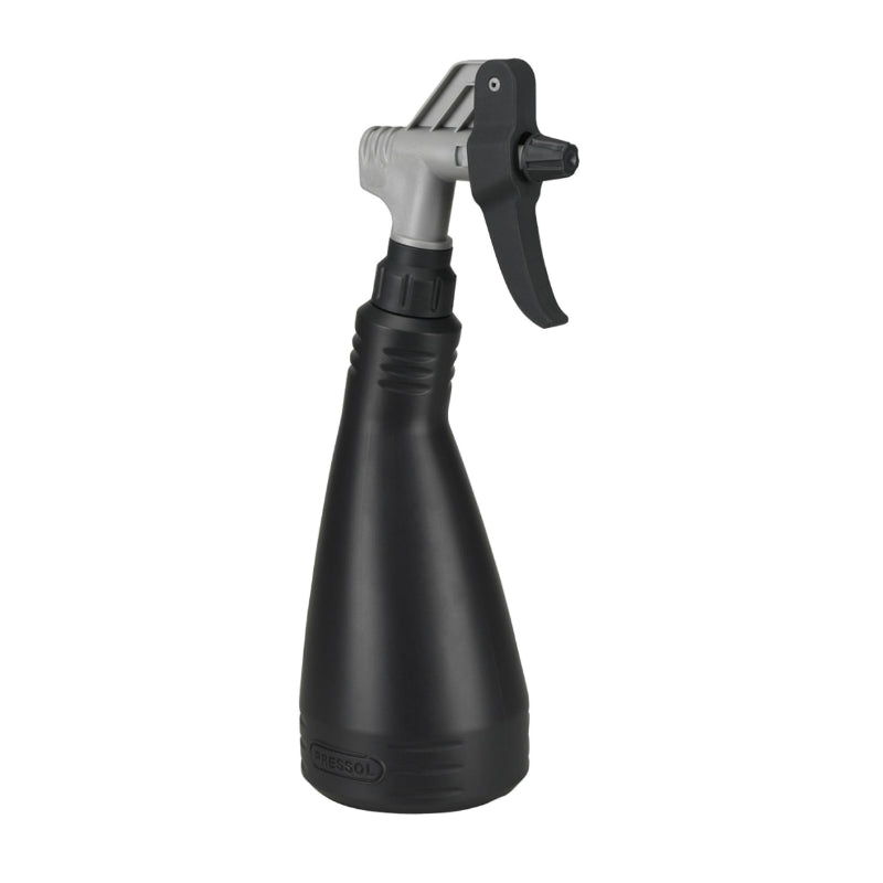 PRESSOL SPRAY SPUITAPPARAAT MET CONTINU STRAAL EN SPUITKOP MET DUBBEL WERKING IN ZWART HOGE DICHTHEIDSPOLYETHYLEEN 750 ml (WERKHOEK VAN 0° TOT 180°) (VERKOCHT PER EENHEID)