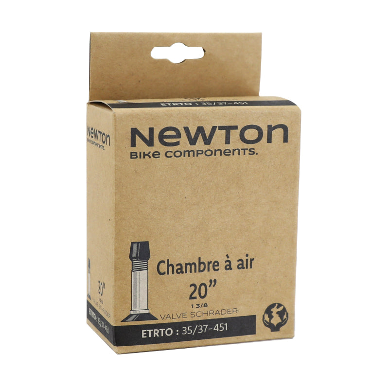 BICYCLE AIR TUBE 20 x 1 3-8 NEWTON VALVE STANDARD