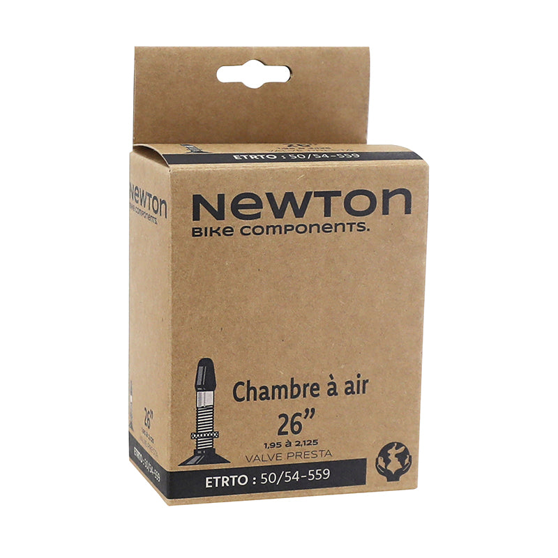 CHAMBRE A AIR VELO 26 x 1.95-2.125 NEWTON VALVE PRESTA