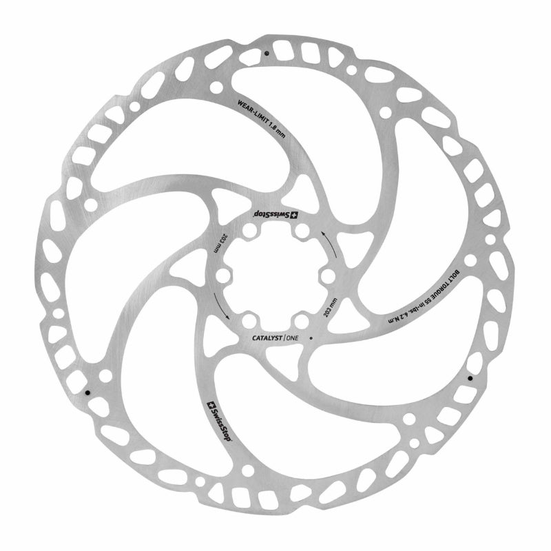 SWISSSTOP CATALYST ONE 6 GATEN MTB REMSCHIJF 203mm