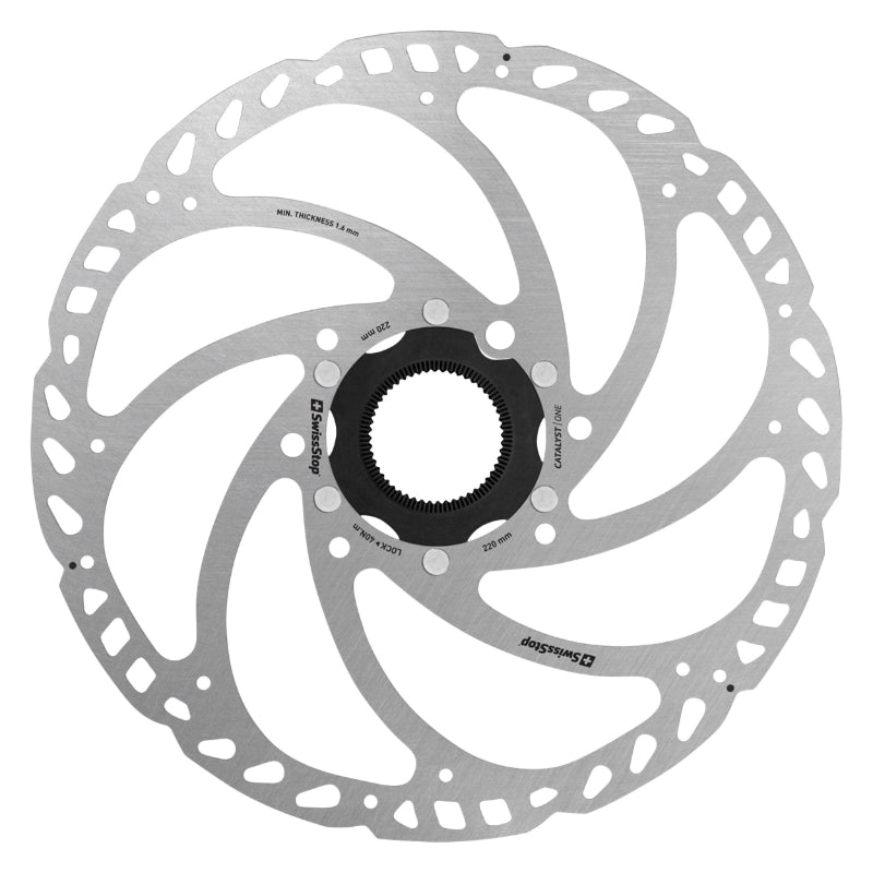 CENTERLOCK SWISSSTOP CATALYST ONE MTB REMSCHIJF 220 mm