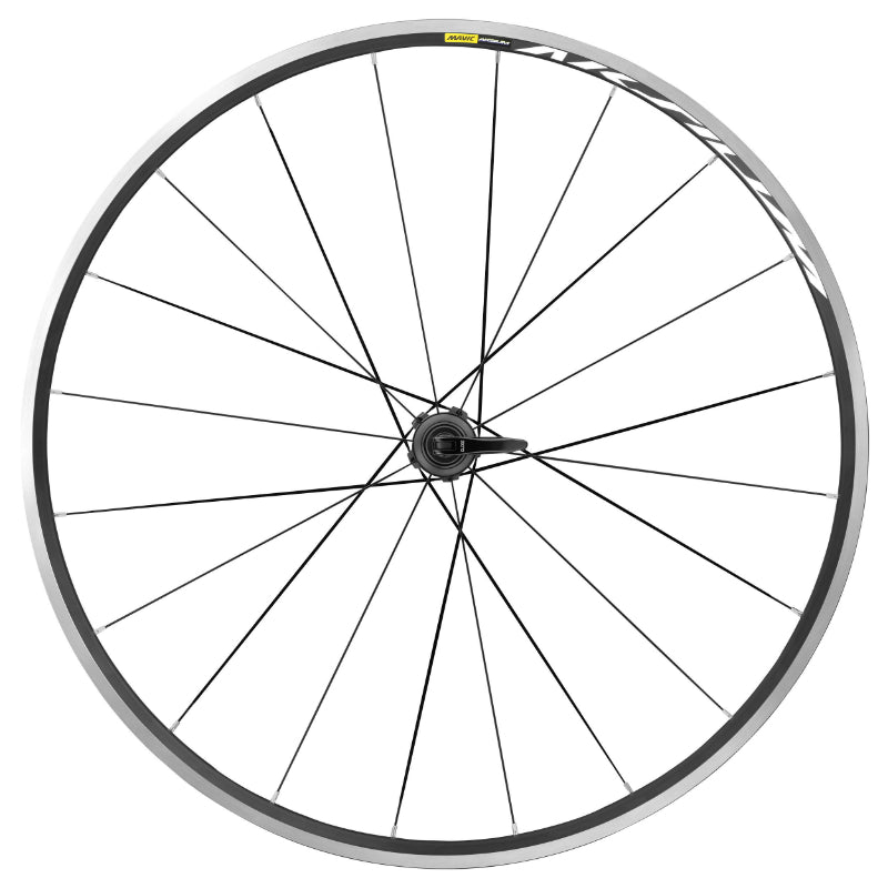 ROUE ROUTE PATIN BLOCAGE 700 MAVIC AKSIUM ARRIERE NOIR CASSETTE SHIMANO 11-10V 20 RAYONS JANTE 622-17