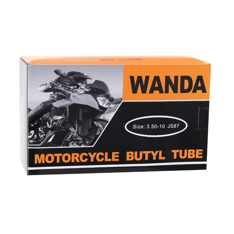 CHAMBRE A AIR 10''  3.50-10 A 4.00-10 , 110-80-10 WANDA VALVE COUDEE 90°