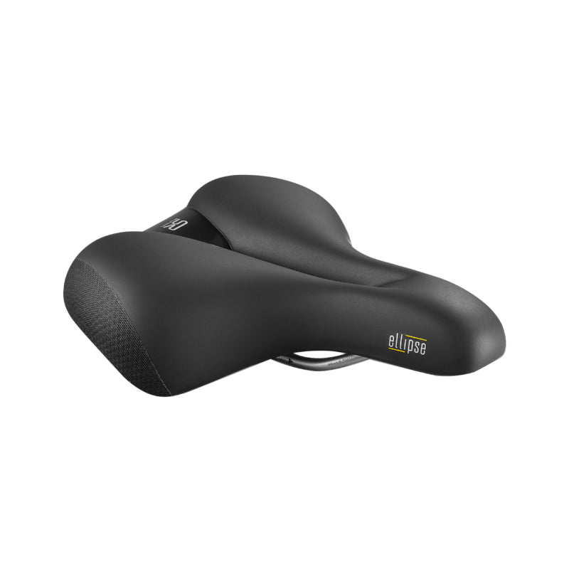 SELLE ROYAL ELLIPSE LOISIR AVEC TROU CENTRAL RELAXED NOIR 250x223mm  638g