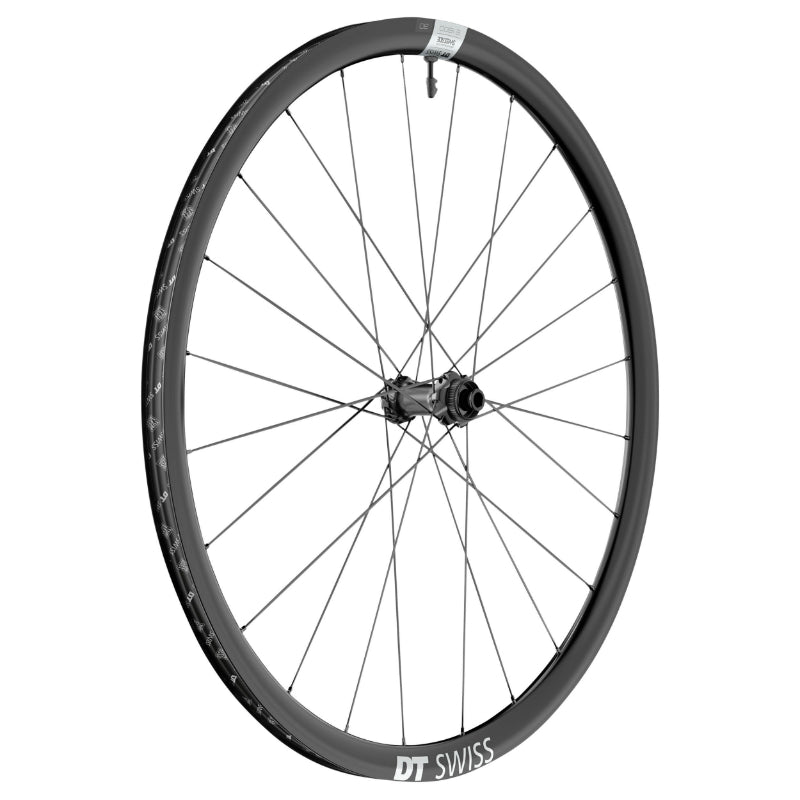 ROUE ROUTE DISQUE 700 DT SWISS E1800-32 ENDURANCE AVANT CENTERLOCK TUBELESS READY AXE TRAVERSANT 12-100mm NOIR JANTE 20C