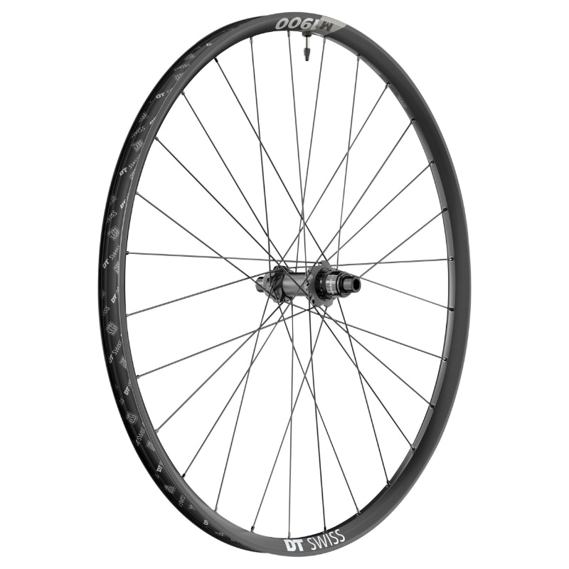 ROUE VTT DISQUE 29" DT SWISS M1900 BOOST CENTERLOCK TUBELESS READY ARRIERE NOIR SRAM XD 12V  AXE TRAVERSANT 12-148 - JANTE 30C - RESISTE POIDS 110Kgs