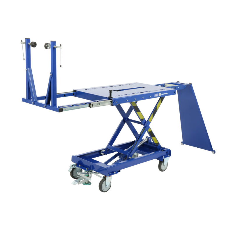 SUPPORT DE TRAVAIL HYDRAULIQUE WORKLIFT R 2.0 CYCLUS PRO POUR VELO, VAE 800 x 500 mm  -MADE IN CEE-