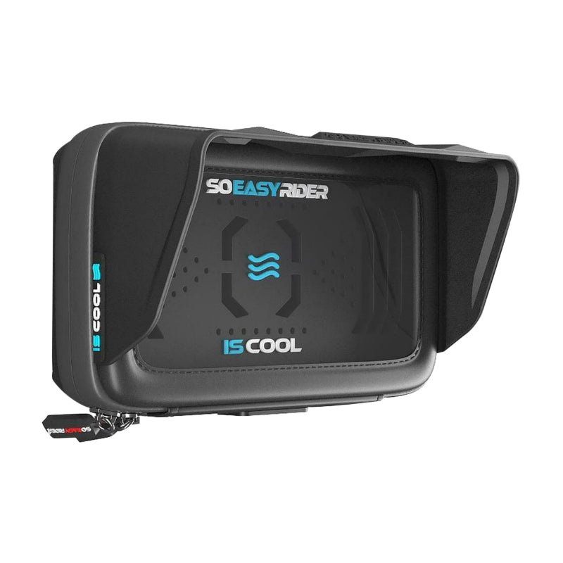 SMARTPHONE-TELEPHONE-GPS SUPPORT SO EASY RIDER IS COOL V1-H HORIZONTAL COOLING WITH CHARGER -P2R SELECTION-