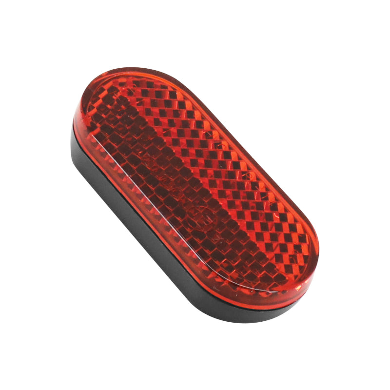 REFLECTOR - RED ADHESIVE SEAT POST REFLECTOR - 50X22 (SOLD INDIVIDUALLY)