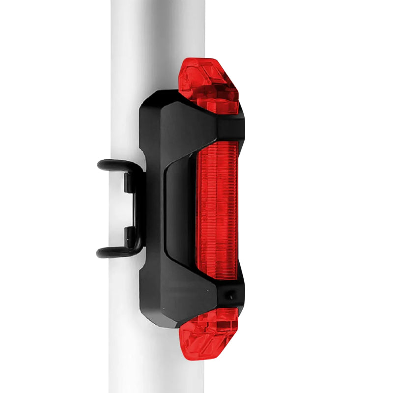 LICHT LICHT VOOR ACHTERASSEN VAN XIAOMI M365 SCOOTER, PRO ROOD (USB OPLAADBAAR) -P2R SELECTIE-