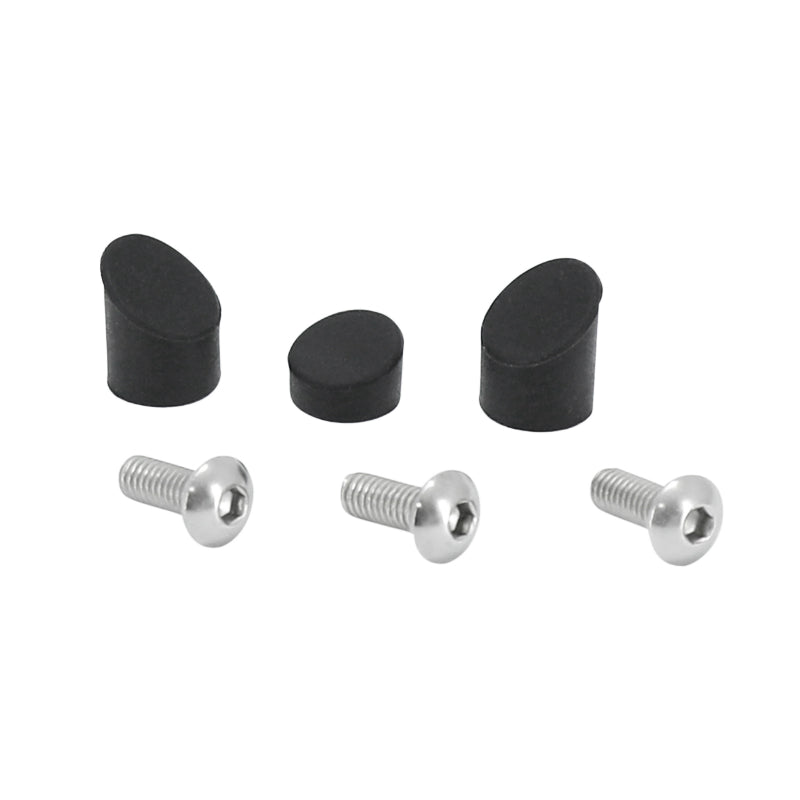 SCREW AND CAP FOR REAR MUDGUARD FOR ADAPTABLE XIAOMI 1S, ESSENTIAL, PRO 2 BLACK SCOOTER (SOLD BY 3) -P2R SELECTION-