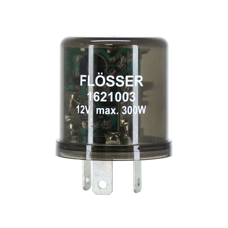 UNIVERSAL FLASHING UNIT 12V-300W MAX 3 PLUGS-TERMINALS FOR FLASHING LIGHT WITH BULB + LEDS -FLOSSER ORIGIN-