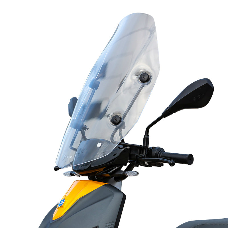 PARE BRISE HAUT TRANSPARENT ORIGINE PIAGGIO ONE MOPED, MOTORCYCLE ELECTRIQUE 2021+ -1B010502-