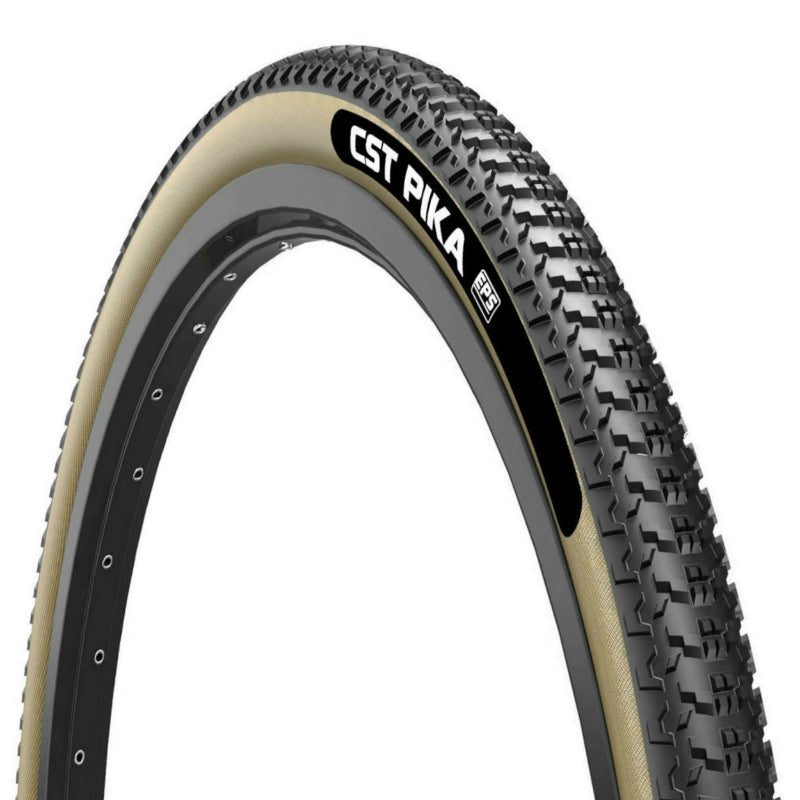 GRINDBAND 700 X 42 CST PIKA PROTECTION TUBELESS READY ZWART-BEIGE TS (42-622) - DUAL COMPOUND