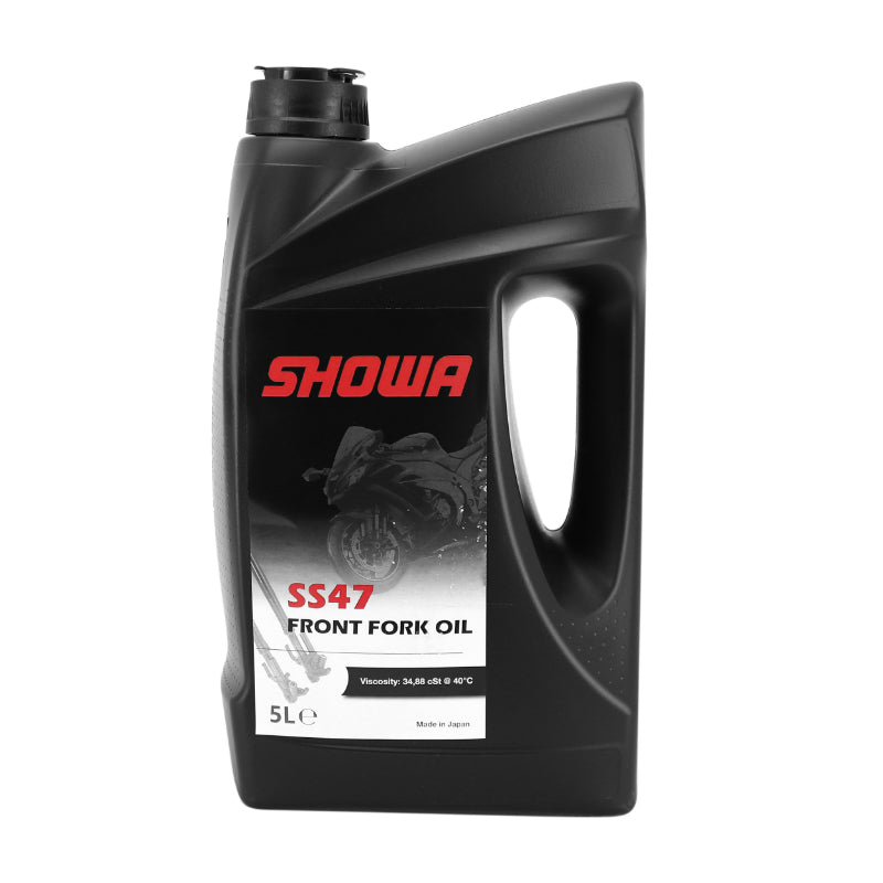 HUILE DE FOURCHE SHOWA SS47 VISCOSITE 34,88 cSt A 40° 10W (5L) (VENDU A L'UNITE) ()