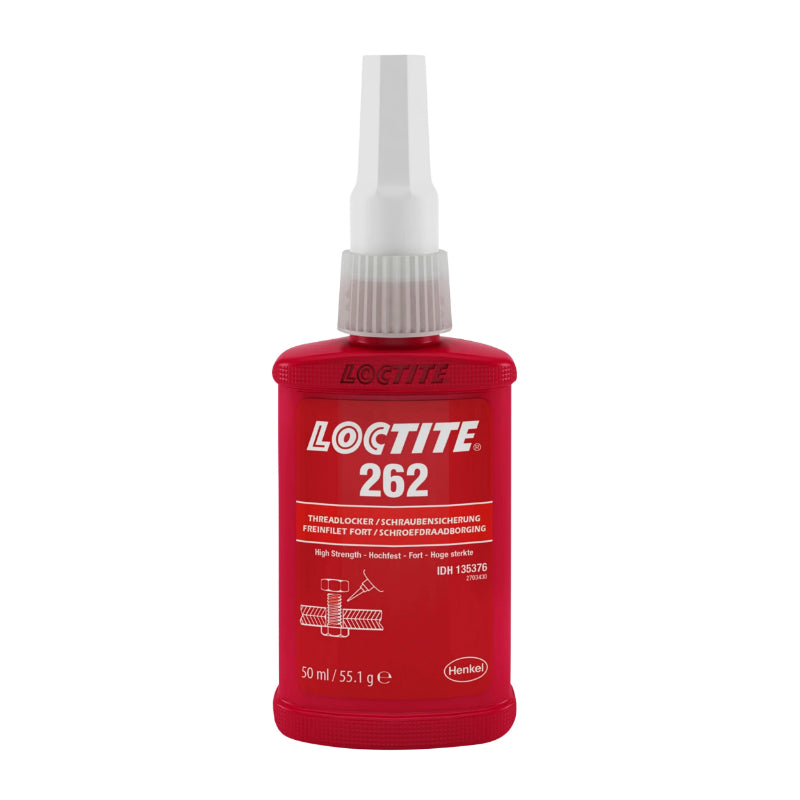 FREIN FILET NORMAL LOCTITE 262 A RESISTANCE MOYENNE (FLACON 50 ML)