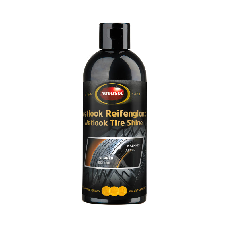 AUTOSOL WETLOOK TIRE SHINE TIRE CLEANER-RENEWER (250 ml BOTTLE) (MADE IN GERMANY - PREMIUM QUALITY)