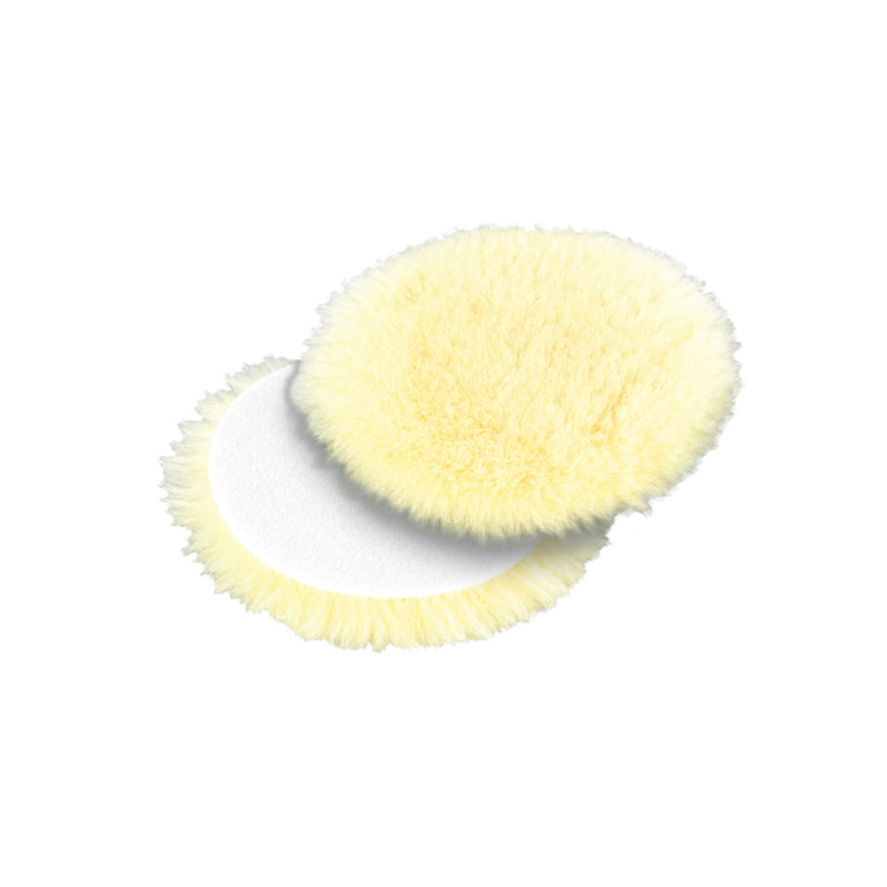 DISQUE-TAMPON DE LUSTRAGE AUTOSOL LAMBSWOOL PAD 135 mm (LAINE D'AGNEAU) (MADE IN GERMANY - QUALITE PREMIUM)