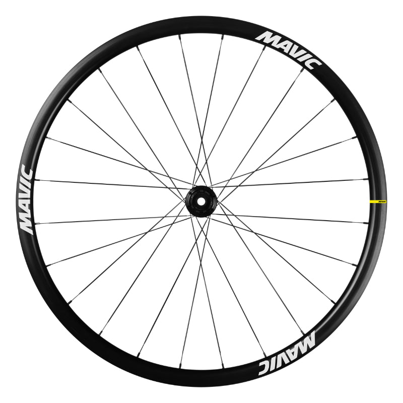 WEGWIEL DISC 700 MAVIC KSYRIUM 30 ACHTER CASSETTE SHIMANO 11-10S CENTERLOCK TUBELESS READY THRU AXLE 12-142 ZWARTE VELG 622-19