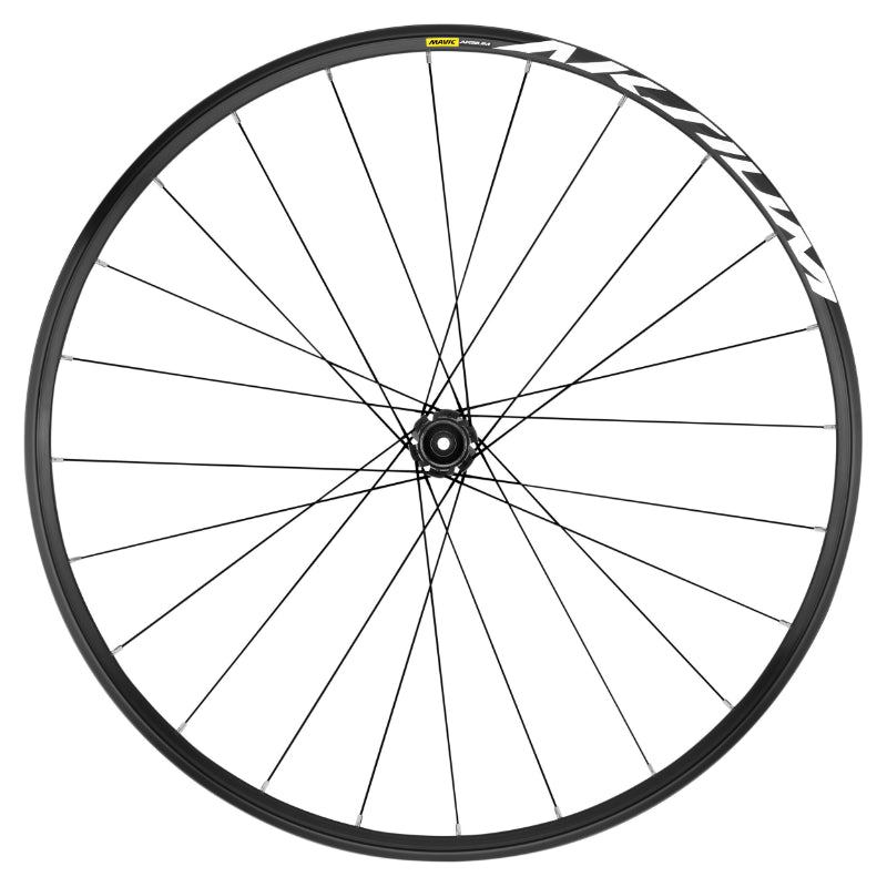 WEGWIEL DISC 700 MAVIC AKSIUM VOOR CENTERLOCK DOOR AS 12-100 ZWART 20 SPOKE VELG 622-17